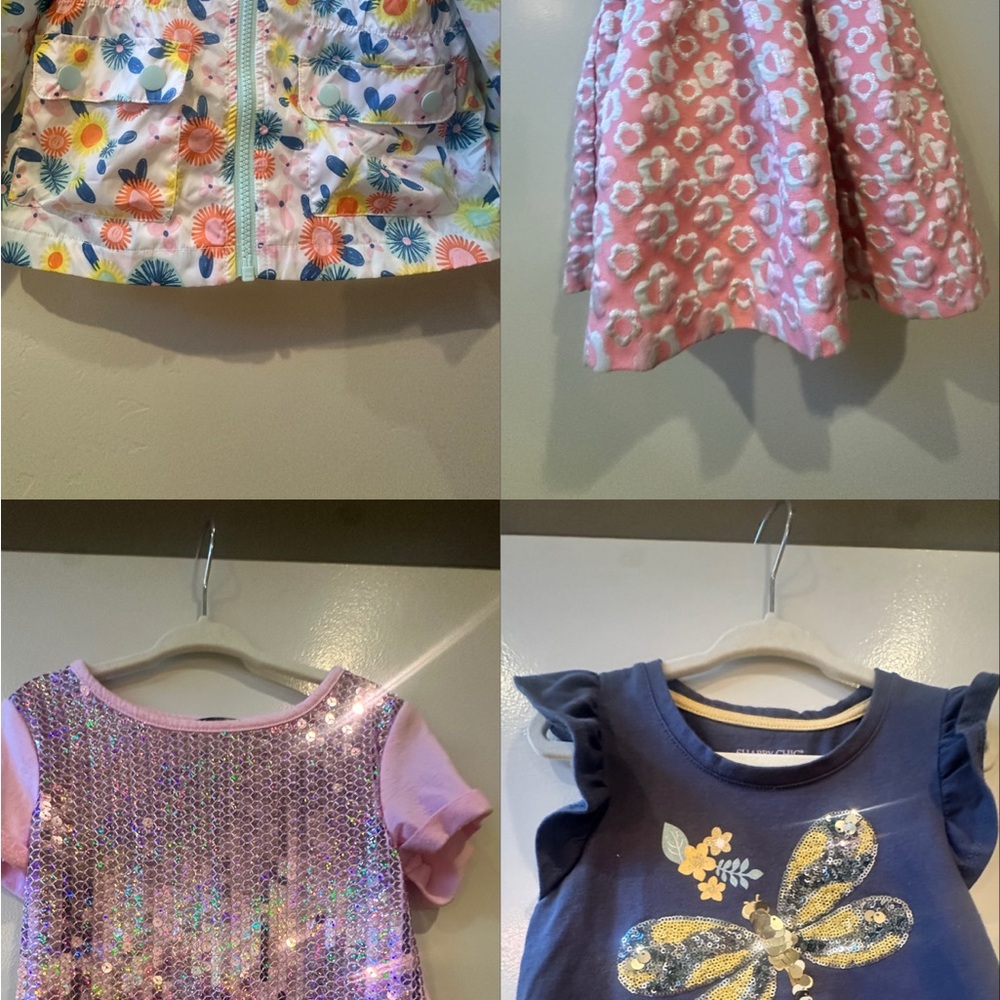 Cat & Jack Pink Floral Kids Dress